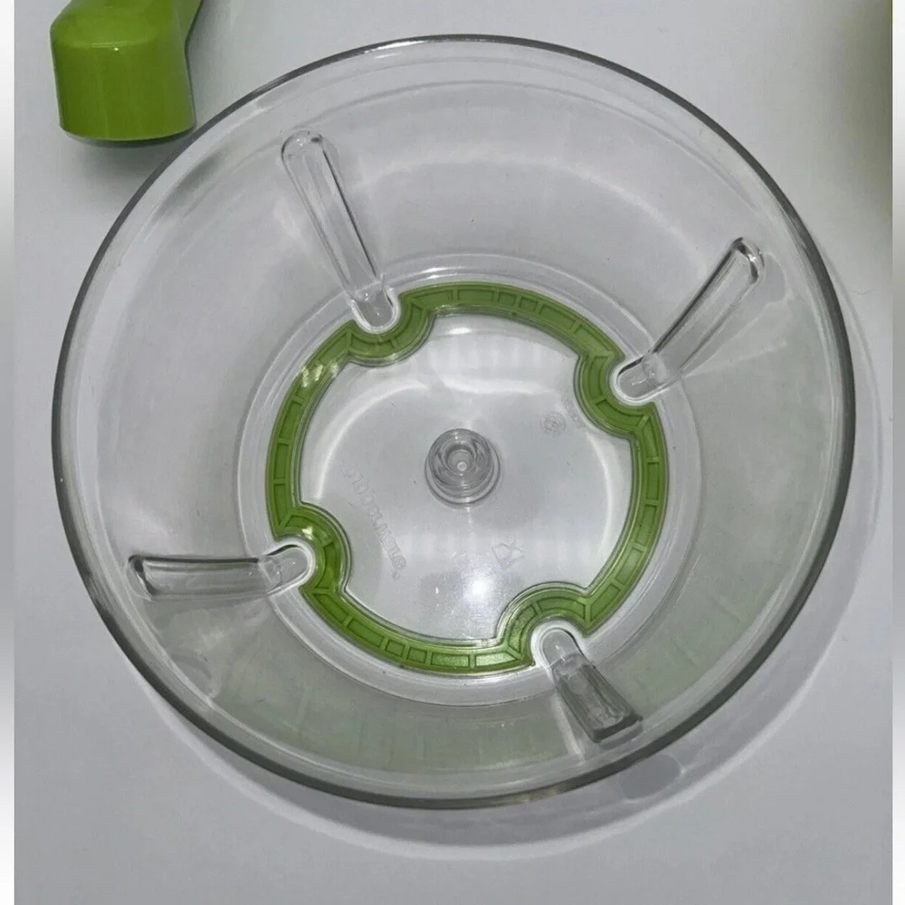 Tupperware Quick Chef Pro System Manual Travel Food Processor Chopper green